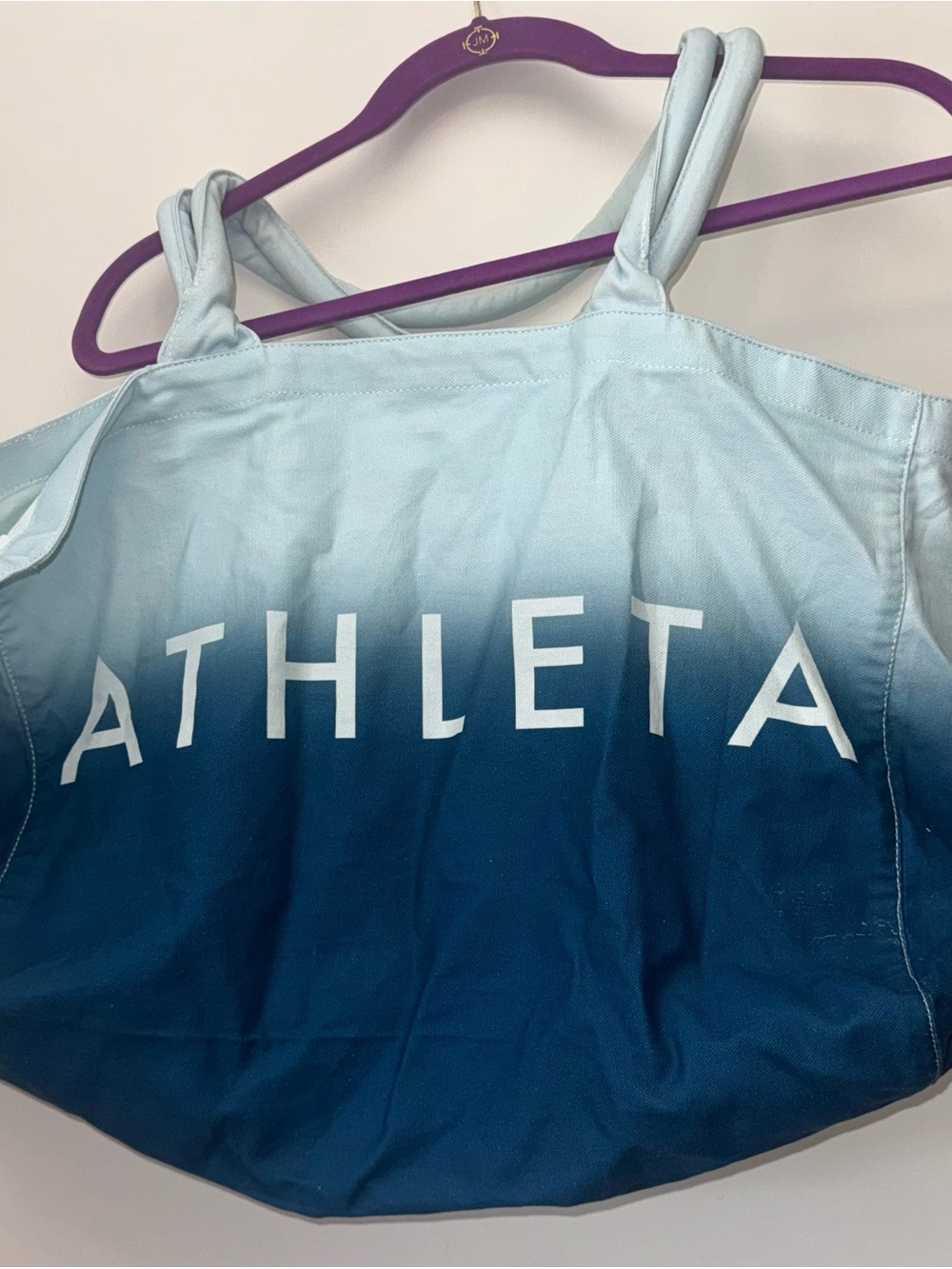 Athleta Blue Ombré Tote Bag
